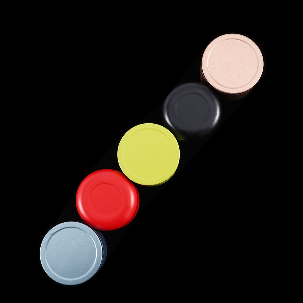 Blikjes snoep thee blikken reizen draagbare bloemen thee verpakking verzegelde blikken metalen trompet zwarte thee klein blikken doosje