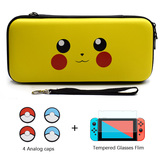 6 in 1 Portable Hard Shell Case for Nintend Switch Cute Cartoon Water-resistent EVA Carrying Storage Bag for NS Console: 9