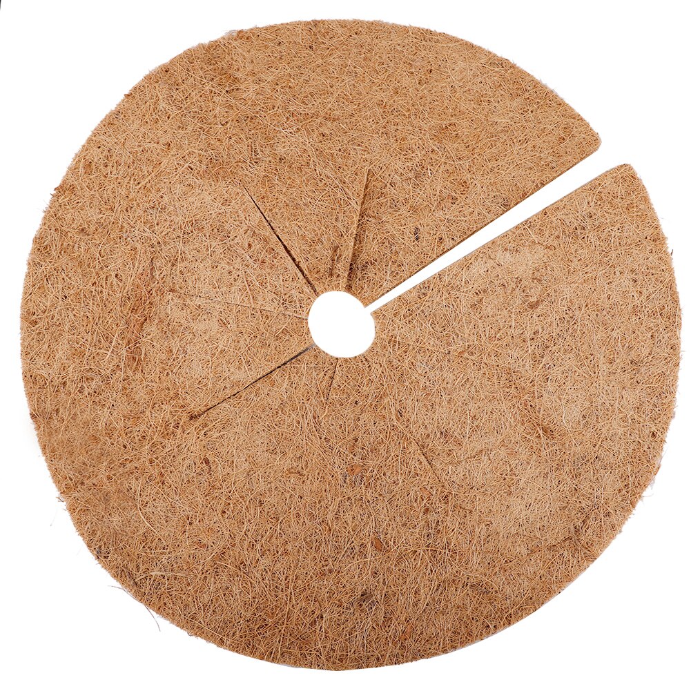 Alfombrilla de fibra de coco para jardín de 20cm maceta para flores creativa maceta cojín mantillo anillo protector de árbol alfombrilla para Control de malezas de árboles