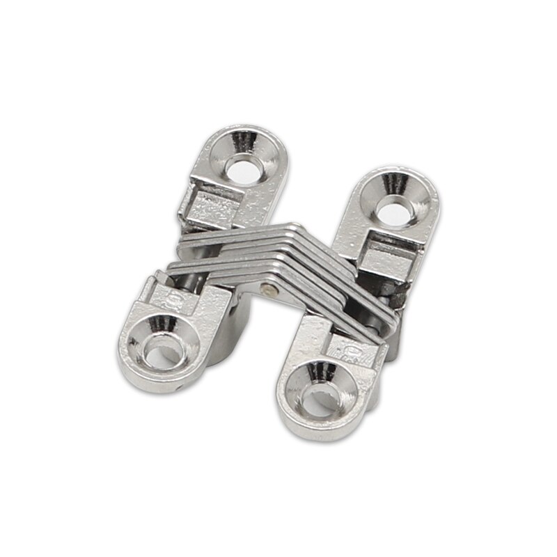 Bisagras ocultas de puerta plegable Invisible, bisagras ocultas de siete tamaños para herrajes para mobiliario de cocina, puertas pesadas, puerta plegable, 4 Uds.