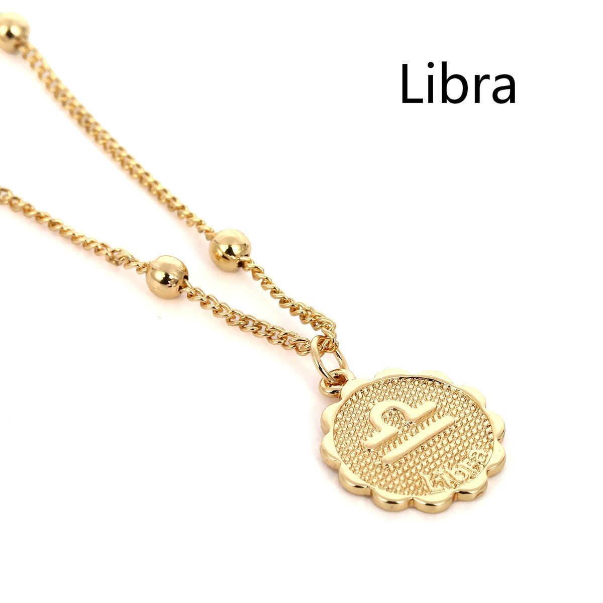 12 Constellation Necklace Zodiac Stainless Steel Coin Necklace Necklaces Pendants Jewelry