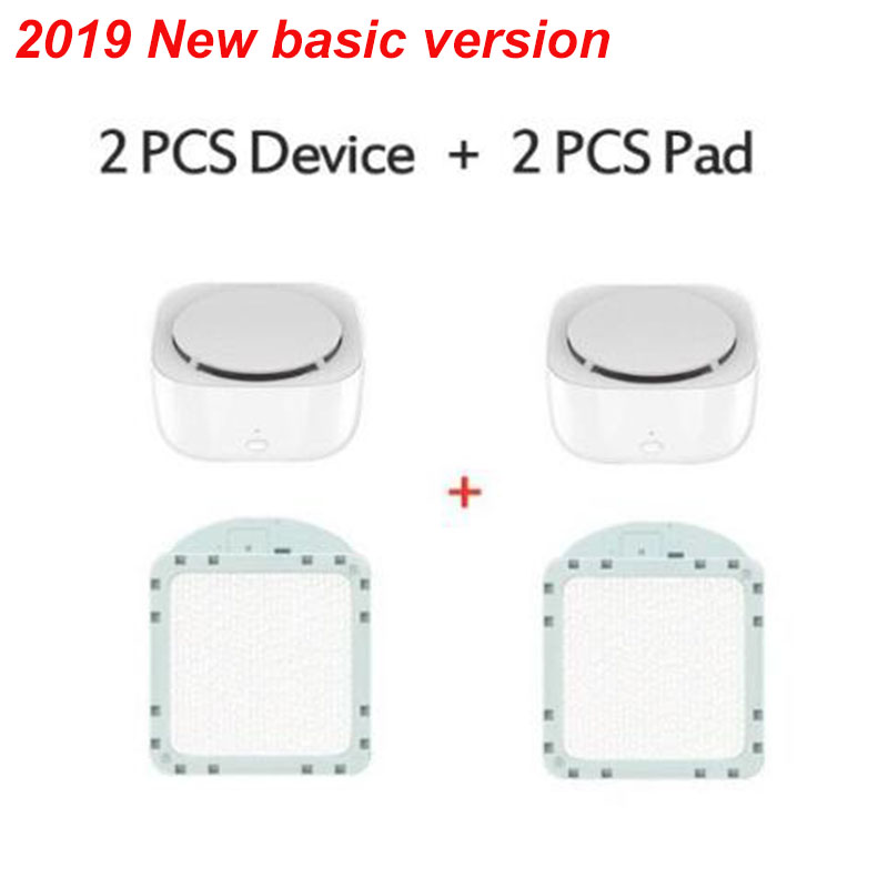 2022 Xiaomi Mijia Mosquito Repellent Killer 2 Smart Version Phone timer switch with LED light use 90 days Work in mihome APP: basic Version 2pcs
