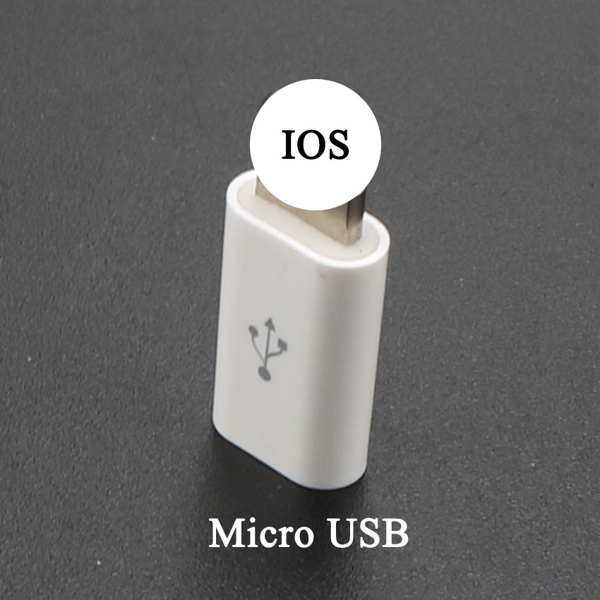 Yuxi Type-C Converter Naar Micro Usb 3.0 USB-C Adapter Voor Iphone & Android Charger/Datum Kabel Connector naar Ios Poort: Micro to IOS