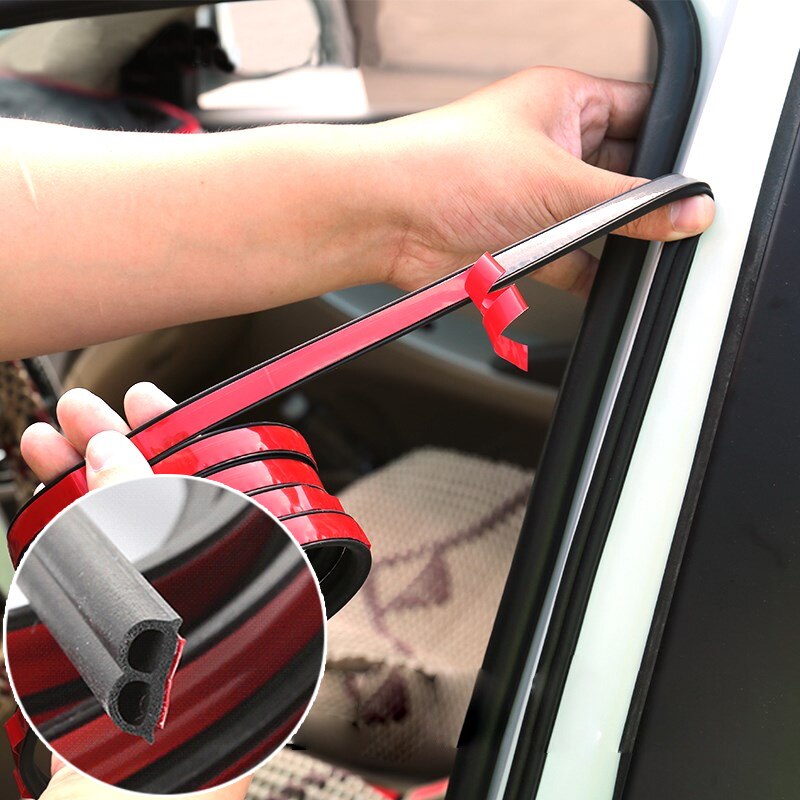 Car Door Seal Edge Trim Noise Insulation Seal Strip For Ford Focus 2 1 Fiesta Mondeo 4 3 Transit Fusion Ranger Mustang KA S-max