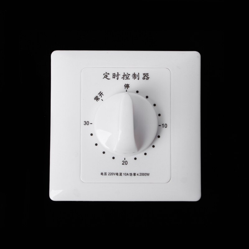 AC 220V 30/60/120 Min Timer Switch Pump Mechanical Countdown Control Interruptor