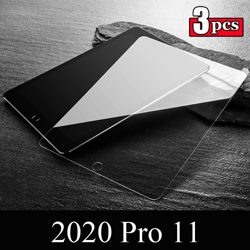 9H Gehärtetem Glas Für iPad Air 4 10,9 zoll 2,5 D Volle Abdeckung Screen Protector Für iPad Pro 11 Air 2 3 MiNi 5 4 3 2 10,2 Glas: 2020 11
