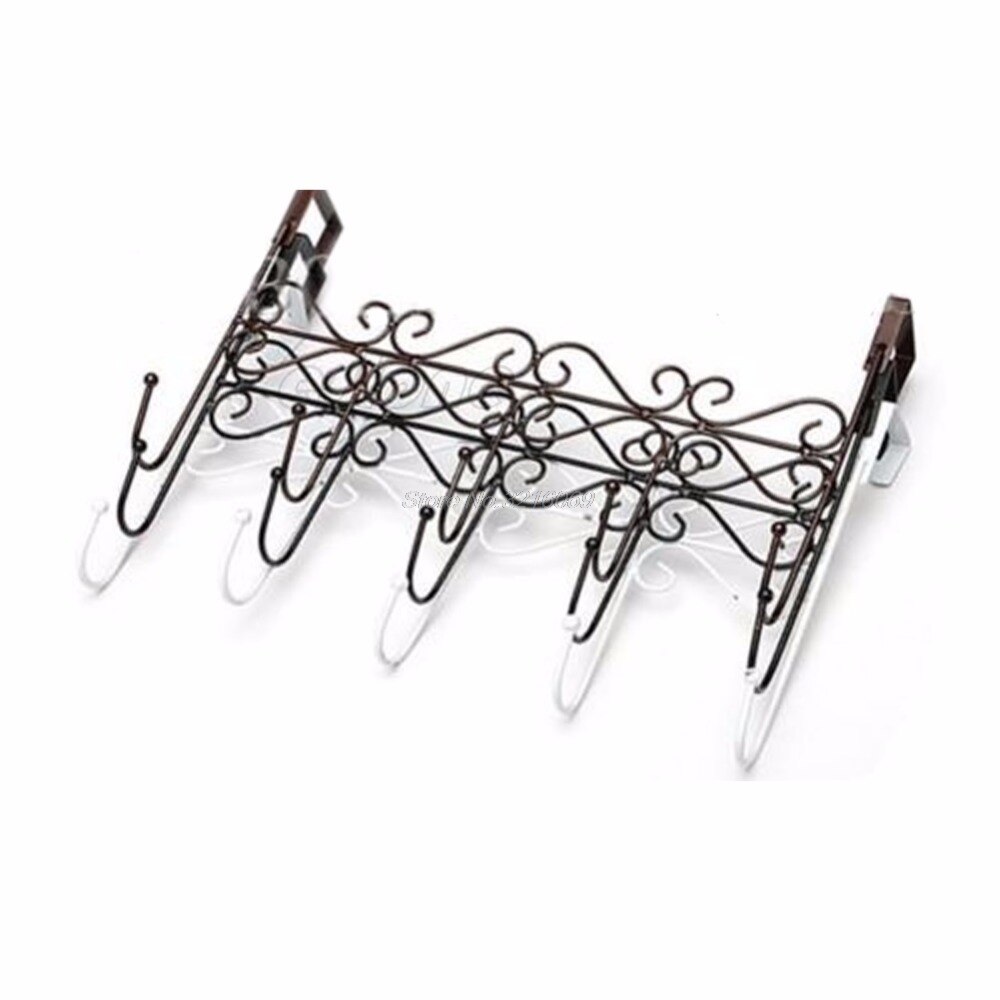 Hoedentas handdoek jas kleding over de deur badkamerhanger hangrek houder 5 haken groothandel