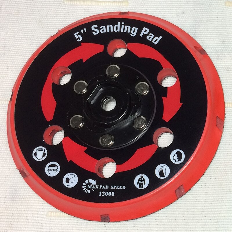 Sanding Pad Backing Plate Back Holder for DAS-21E Partial Rupes Dual Action Polisher Da Polisher 5 Inch