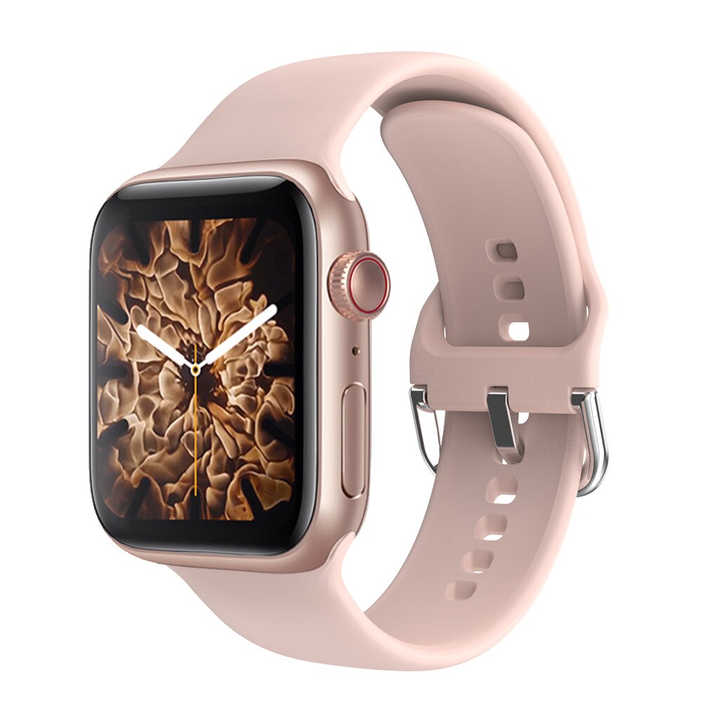 IWO PRO T500+ Smartwatch - 1.75" IPS Display, Bluetooth Calling, Heart Rate & BP Monitor, Fitness Tracker: Pink