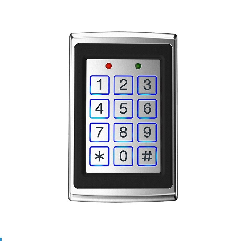 Metal case RFID Standalone keypad access control for gate door lock access(not wateproof): no cover model