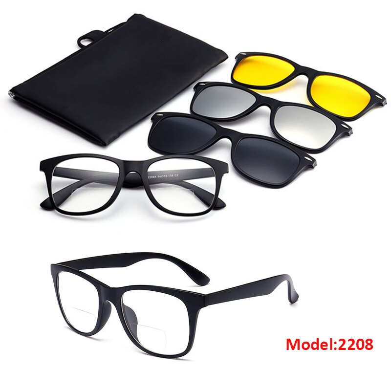 Leeszonnebril heren magnetische clip-on zonnebril 1.5 presbyopische brillen dames heren gepolariseerde magneet bifocale leesbril