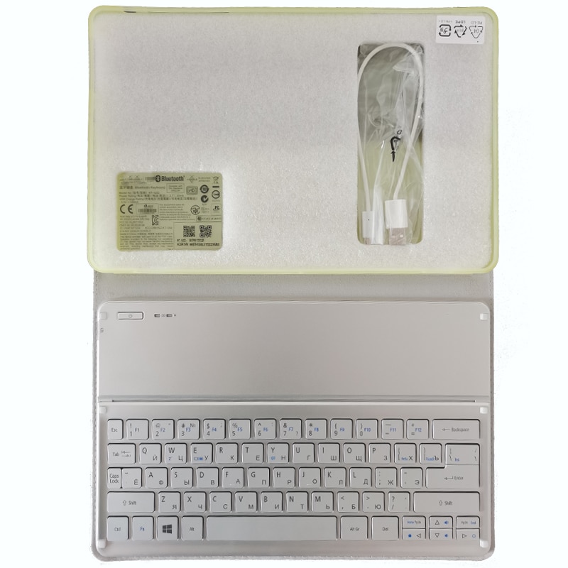 Russische Toetsenbord Voor Acer W700 W701 P3-171 P3-131 KT-1252 Toetsenbord Zilver Ru Layout Wifi Bluetooth Toetsenbord