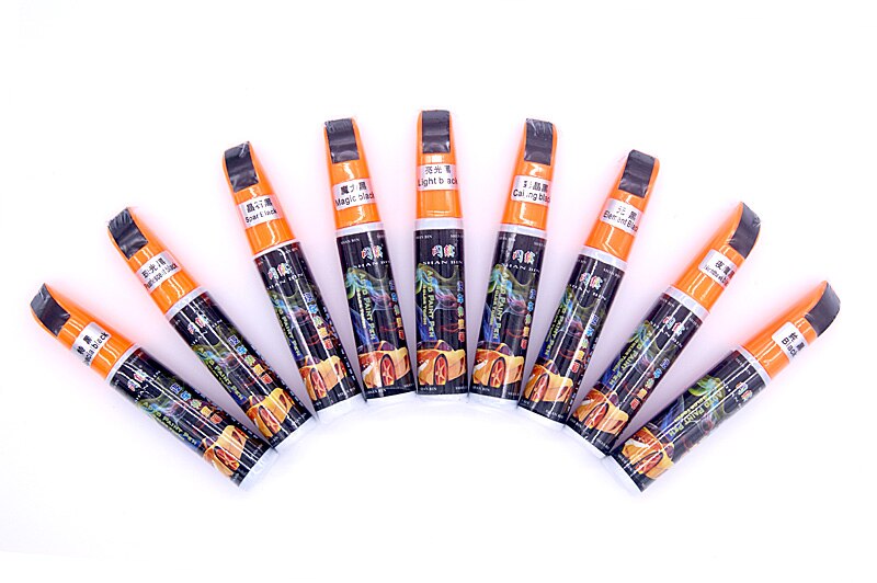 1 stk sort farve bil lak pleje fjerner ridser reparation maling pen reparation lak reparation pleje genoprette auto lak skader