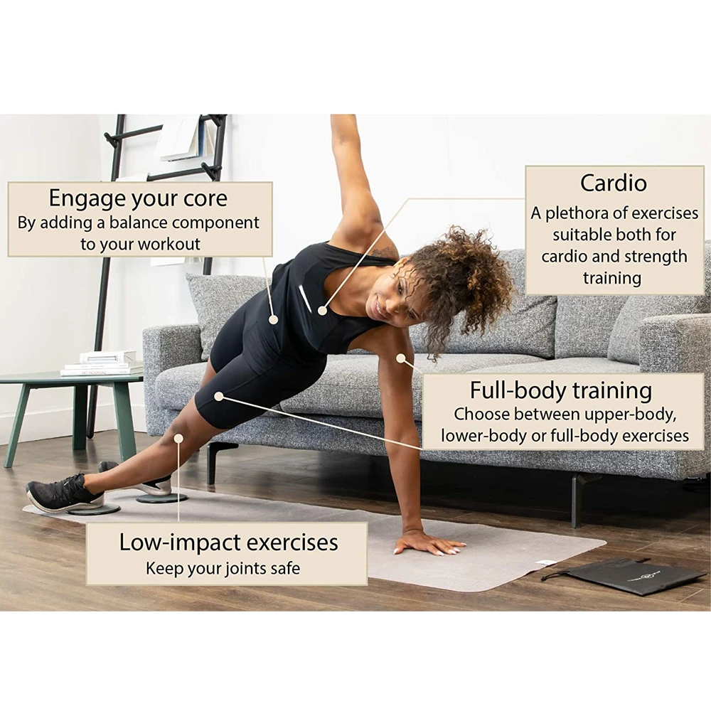 1 paar Fitnessstudio Gleitscheiben Schieberegler Fitness Rabatt ÜSpund Schiebe Platte für Yoga Fitnessstudio Bauch Ader Ausbildung ÜSpund Ausrügestochen
