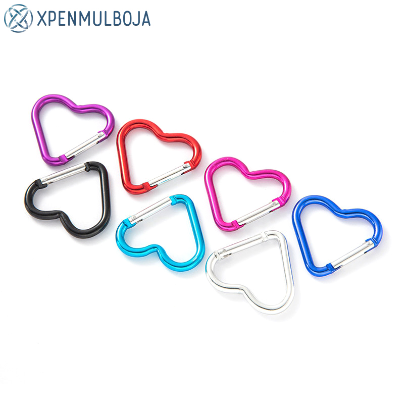 1/2/5pcs Sleutelhanger Mini Karabijnhaak Aluminium Gesp Lente Karabijnhaak Karabijnhaak Clip Sleutelhangers Outdoor Camping accessoires