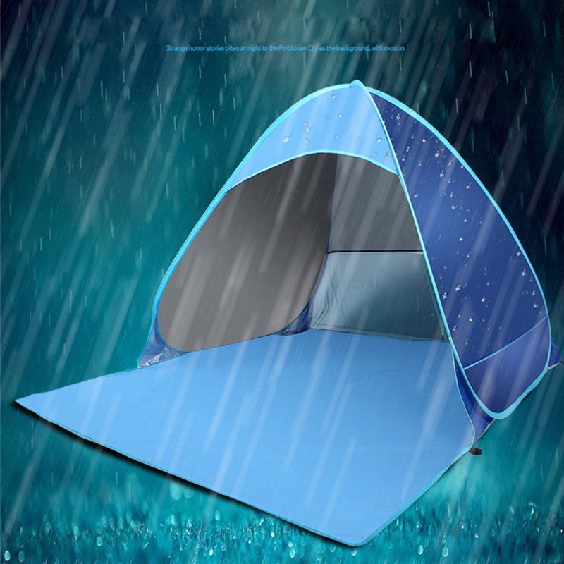 Upgrade Strand Tent Uv Zon Onderdak Waterdichte Lichtgewicht Strand Zonnescherm Luifel Cabana Strand Tenten Fit 2-3 persoon M5TC