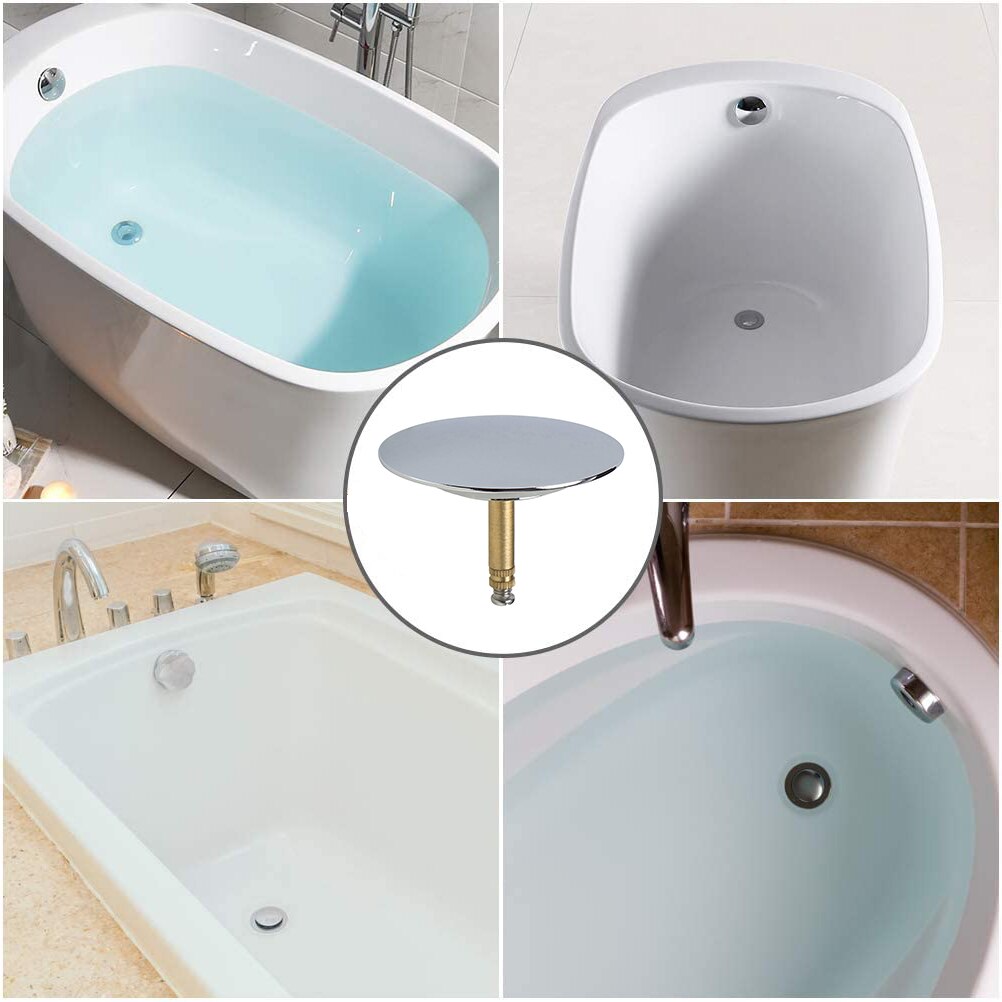 72MM Bath Plug Sink Plug Bathroom Universal Basin Plug Detachable Adjustable Manual Lift Drain Plug Kitchen Accessories