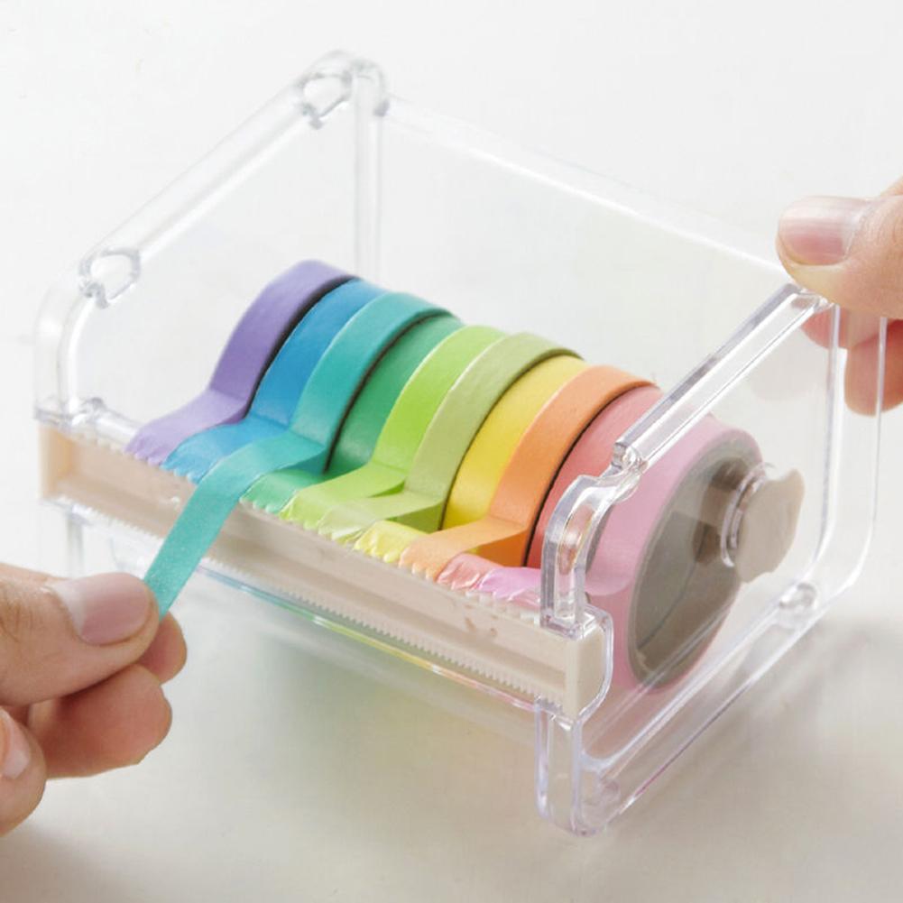 Desktop tape dispenser pater tape cutter tape holder opbevaring organizer taske