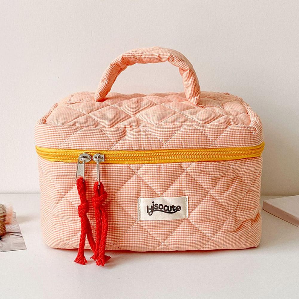 Portable Cosmetic Bag Cute Simple Makeup Bag Multipurpose Travel Handbag Wash Bag Toiletry Bag Storage Organizer
