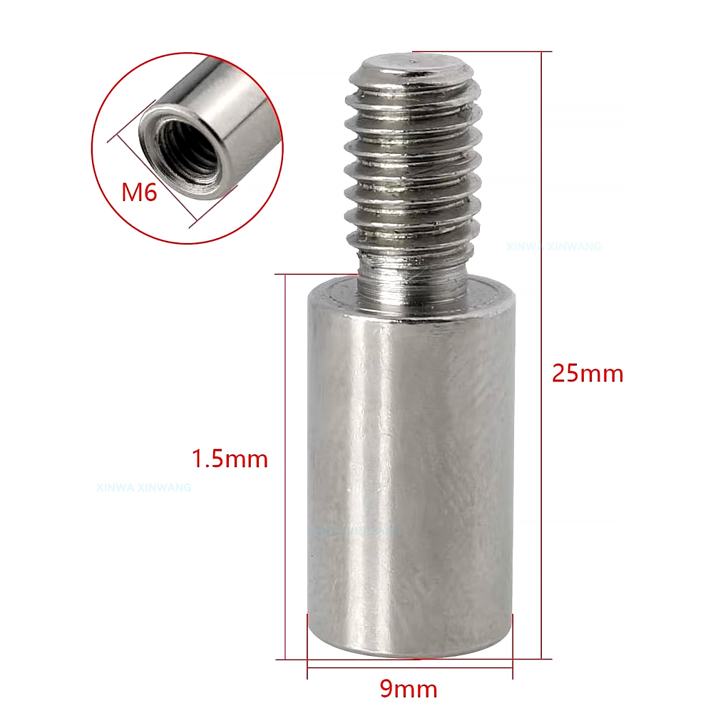 1.5cm förlängare för sanwa joystick förläng axelhöjd arkadkommando retro spelmaskin neo geo diy flipperspeldelar