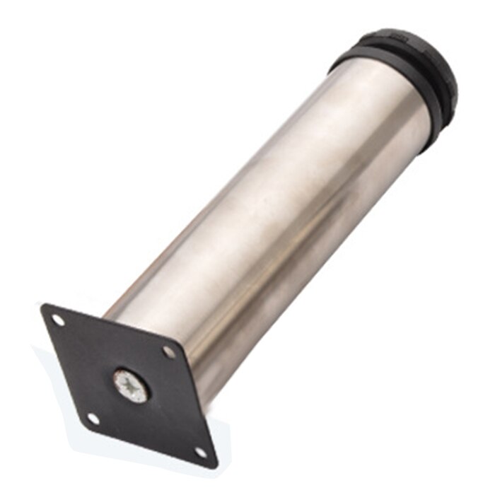 4Pcs Cabinet Legs Adjustable Stainless Steel Furniture Feet Round Stand Holder 15cm