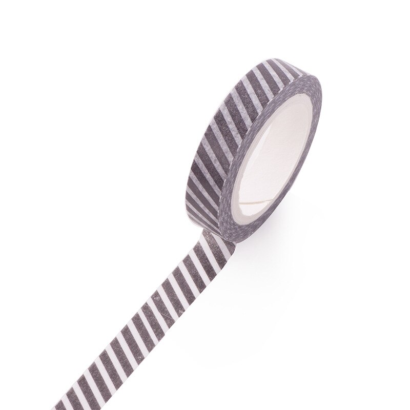 Black White Vintage Border Washi Tape Decor Masking Tape 5MM Wide Skinny Masking Washi Tape Scrapbooking Diary Paper Sticker