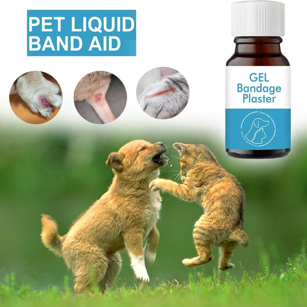 Waterdichte Wondgenezing Gel Vloeibare Bandage Wond Patch Wond Voor Honden Katten Dressing Wond En Desinfecteren Hemo Pleister L H7K7