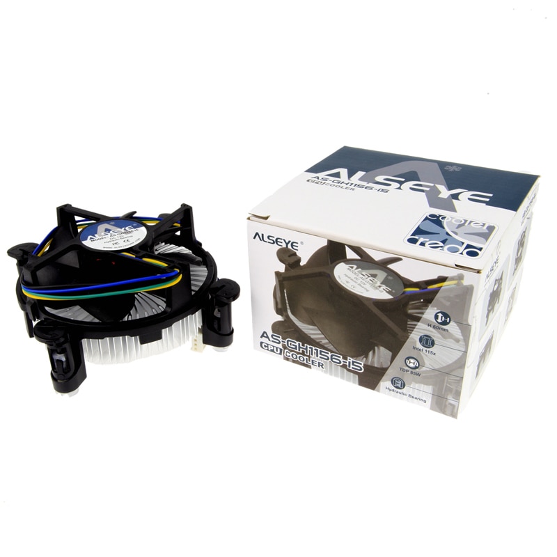 ALSEYE CPU Cooler 90mm CPU Fan with Heat Sink Radiator TDP 85W Cooler for LGA 1155/1151/1150 / i3/i5 with Thermal Grease