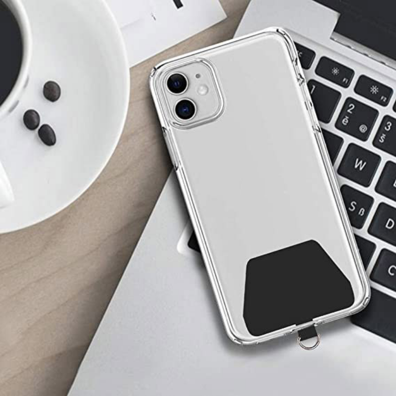Joint de lanière d'attache solide universel pour remplacement de téléphone portable, sangle de suspension, cordon de serrage, anneau métallique, languette de corde