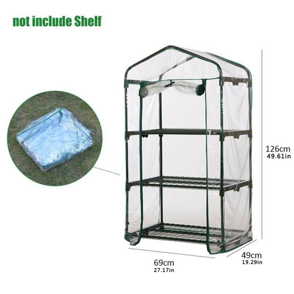Corrosion-resistant Plant Flowers Cover PVC Greenhouse Cover Waterproof Anti-UV Gardening Protect Plants
