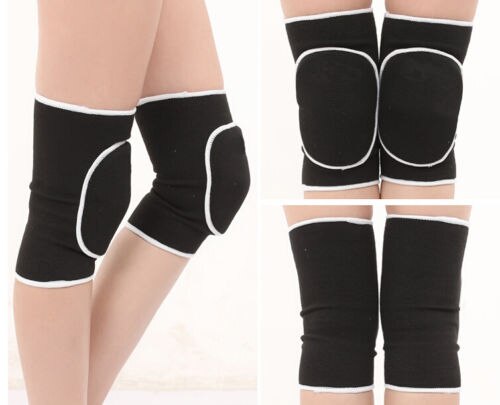 Rodillera de esponja transpirable, Protector de apoyo para deportes de Fútbol, escalada, 2 uds.