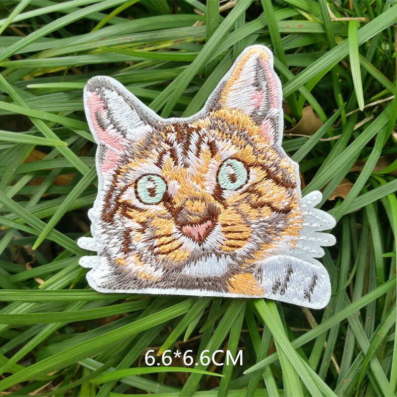 -Melt Kat Kleding Sticker Accessoires Tassen Hoeden Decoratie Gat Patchen En Decals Borduren Patch: 4
