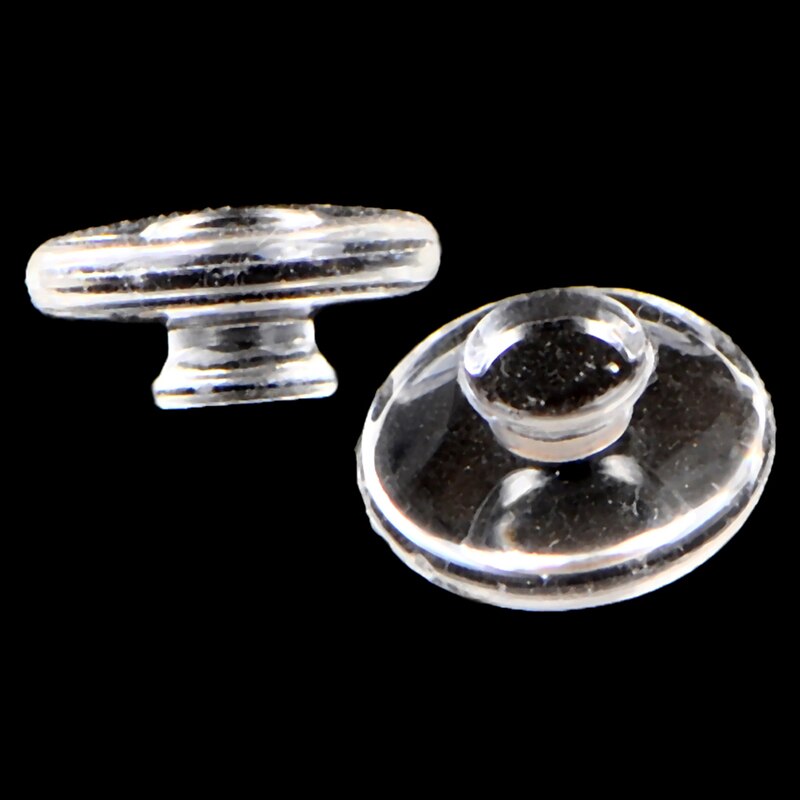 20PCS=10 Pairs Clear Anti-Slip Glasses Nose Pads Silicone Eyeglass Sunglass Nose Pad