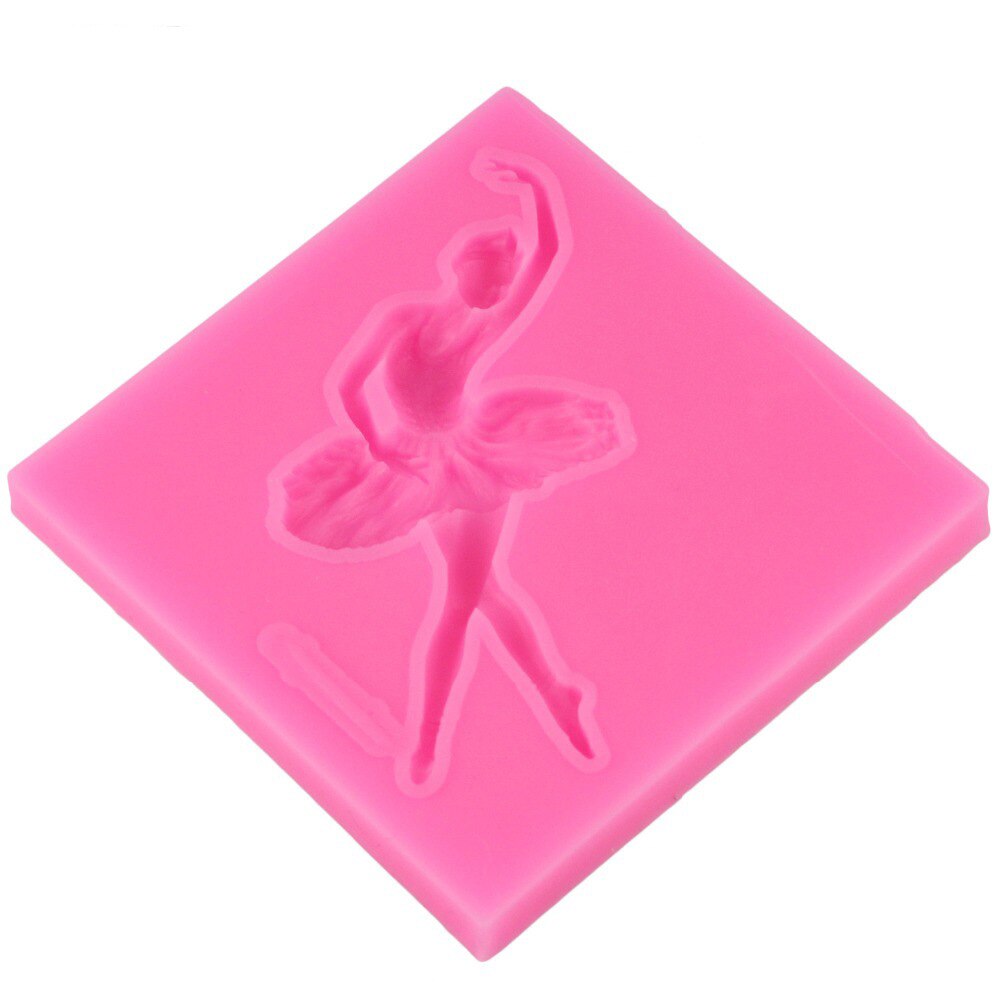 1 PCS Ballet Dance Border Silicone Mold Fondant Chocolate Soap Mold Stencil Cake Decorating Tool Resin Clay Mould Confeitaria