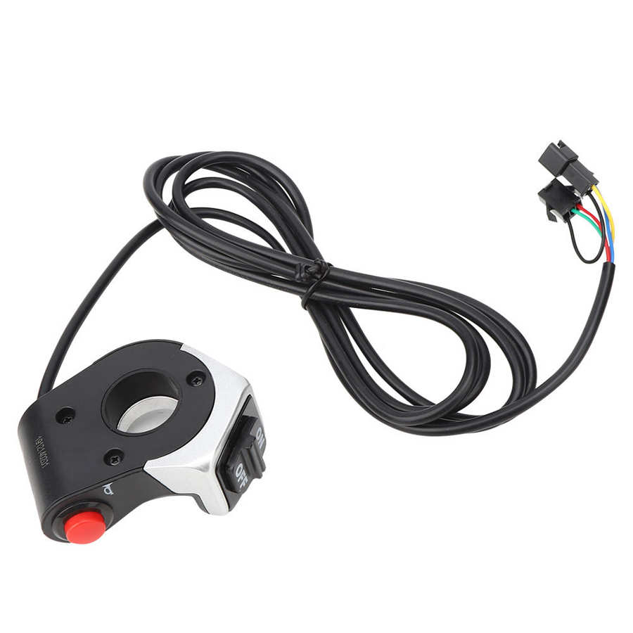 Electric Scooter Switch PVC Electric Mountain Bike Scooter 2 in 1 Horn Button Headlight Switch Bicycle Accessories