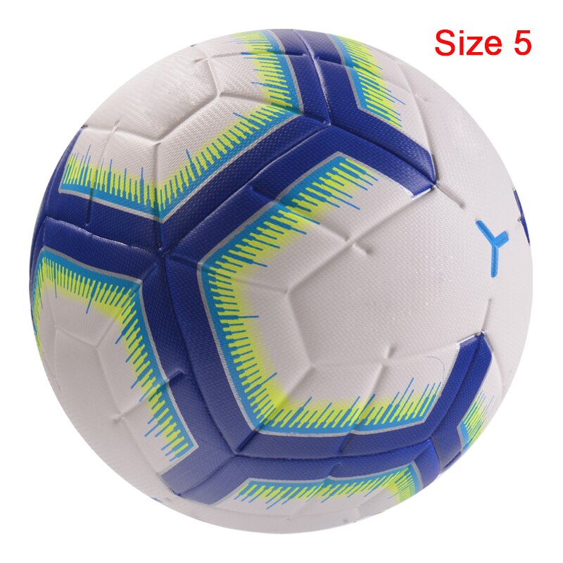 Soccer Balls Official Size 5 Size 4 Premier Seamless Goal Team Match Ball Football Training League futbol bola: 19-GreenWhite Size 5