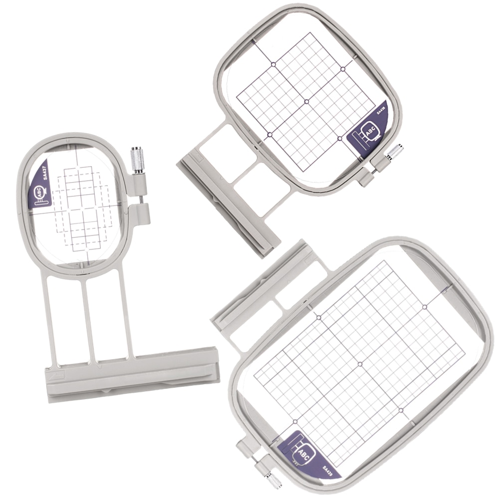 Embroidery Hoop For Brother Innovis 1500 2600 V3 V5 V7 XV 1 1E 6-Options(SA437,SA438,SA439,SA441): 3IN1 SA437SA438SA439