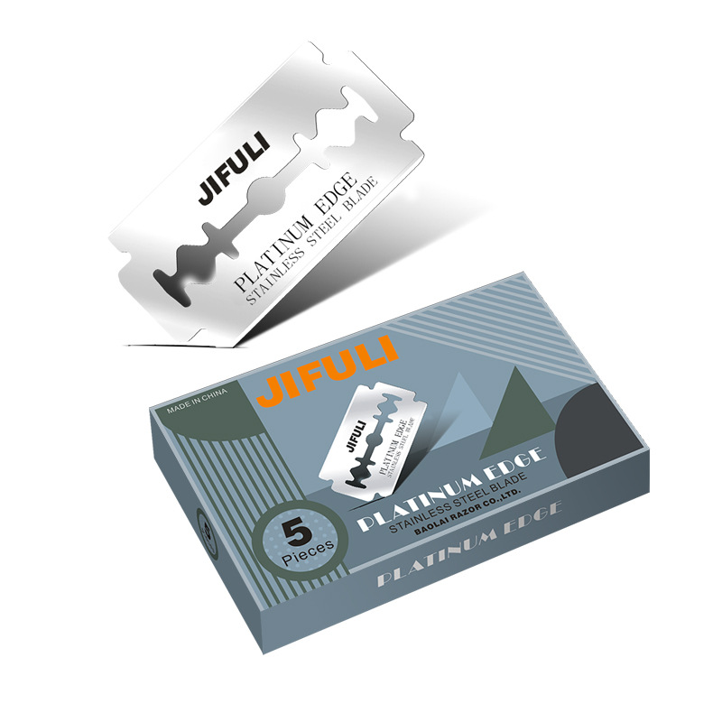 Cuchillas de afeitar de doble filo para hombre, 10/30/50 piezas, cuchilla de afeitar de seguridad, cuchillas de afeitar rectas de acero inoxidable para afeitar Manual