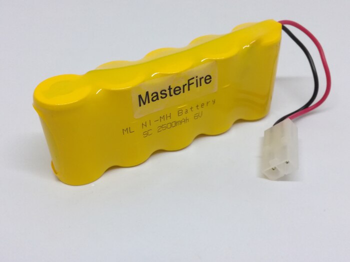 MasterFire Brand SC 6V 2500mAh Ni-Mh Battery Rechargeable NiMH Batteries Pack for RC Car