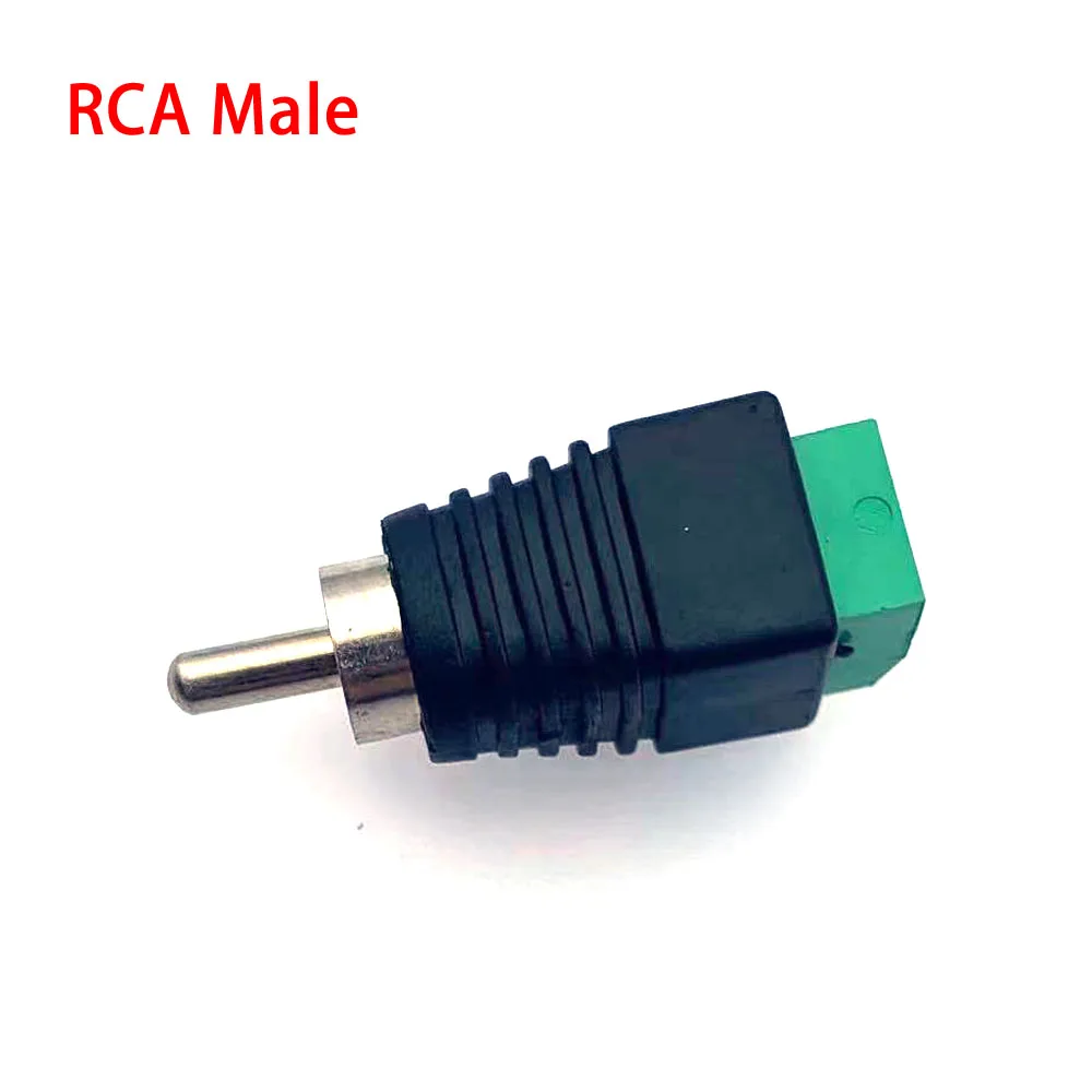 3.5mm 2/3/4 pole stekker/vrouwelijke schroef terminal socket mono/stereo connector 3.5mm 1/8 Inch hoofdtelefoon audio-ingang adapter: YELLOW / bundel 3