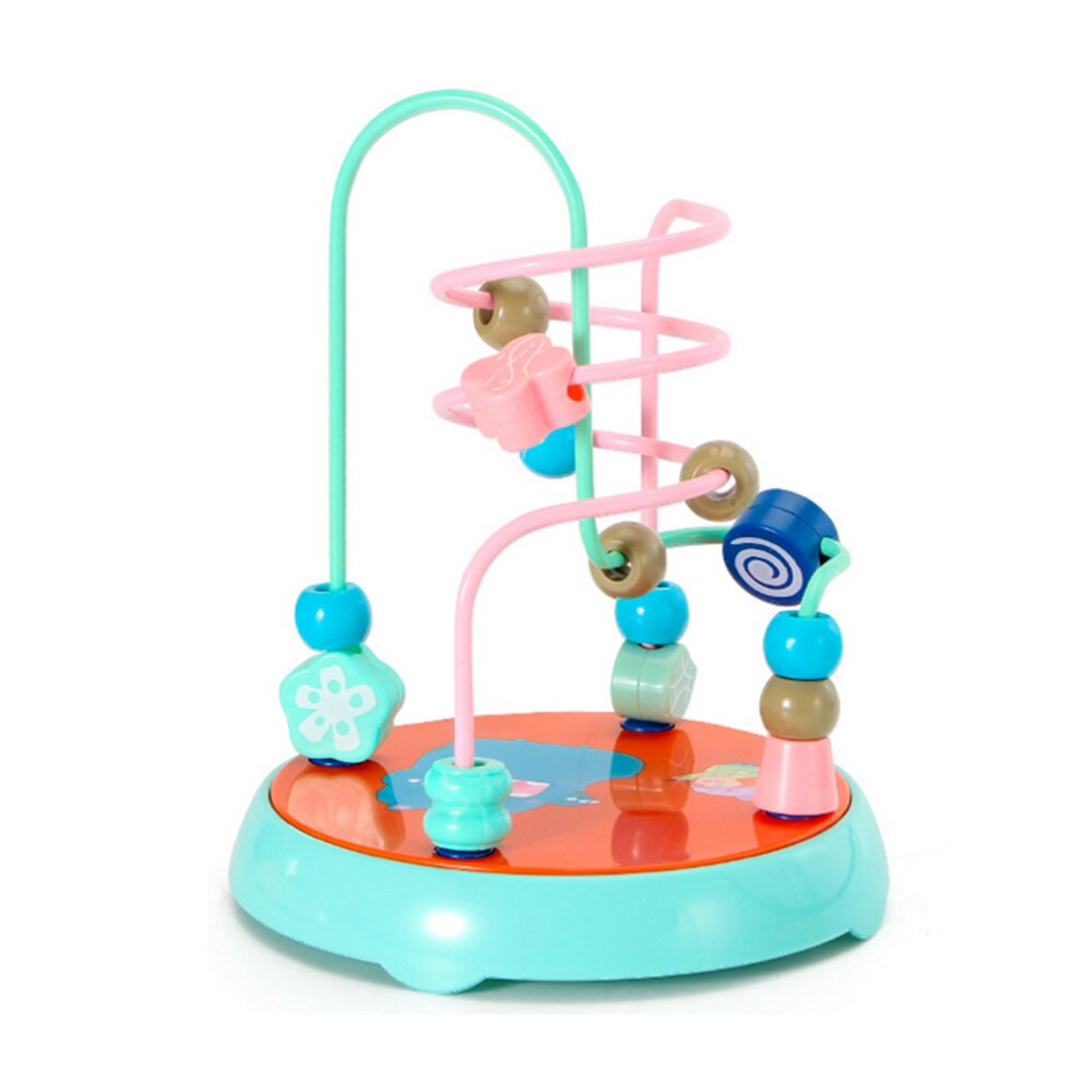 Børn mini farverige rutsjebane glidende perler labyrint matematik legetøj børn uddannelsesmæssige legetøjsperler tidlige uddannelsesmæssige legetøj: 2