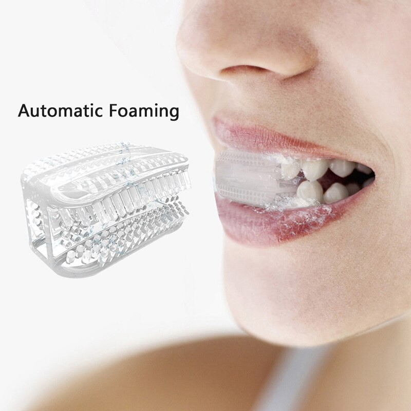 Mini Tandenborstel Food Grade Silicone Kauwen Tandenborstel 360 Cleaning Tanden Automatische Borstelen Tool