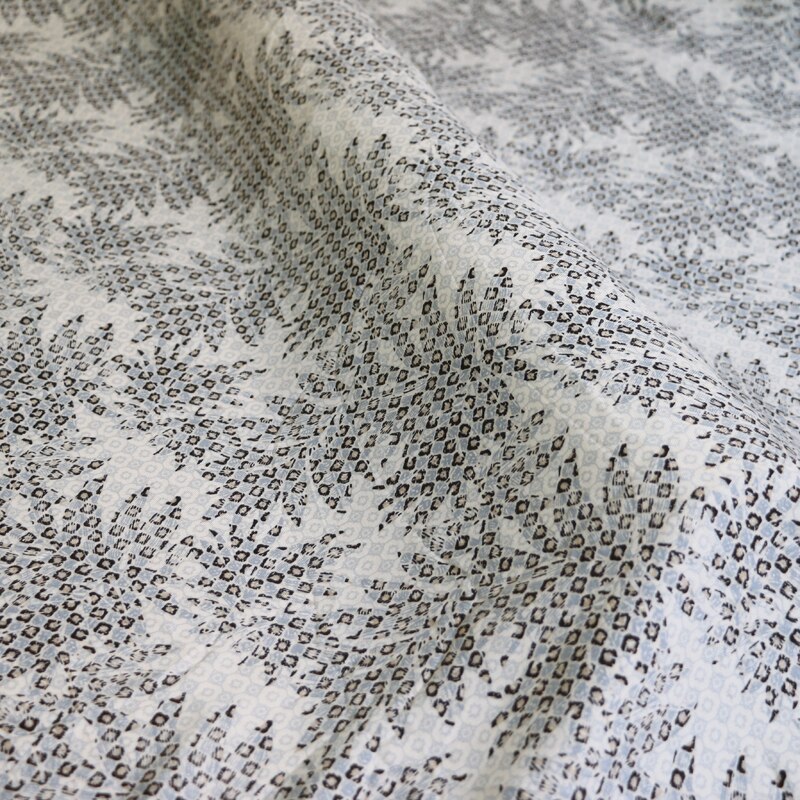 50cm*130cm naturligt vitt vintage blad silkesduk för diy sy klänning lakan 40% spunnet siden 60% bomull patchwork tyg