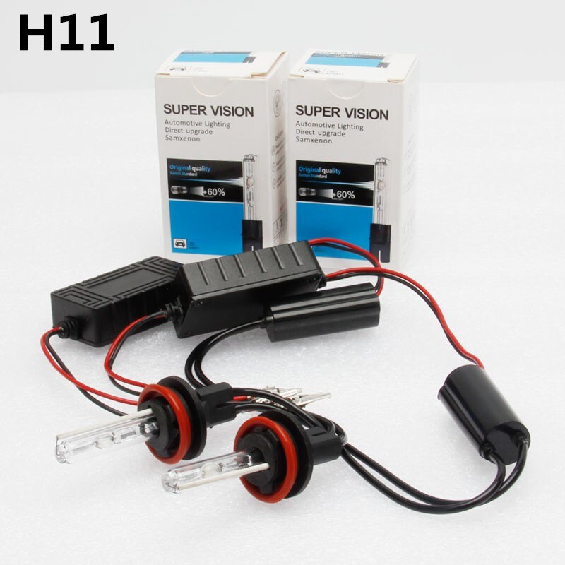 1 Kit Ac 12V Mini Snelle Heldere 55W Xenon H1 H11 9006 9005 9012 H7 Auto Hid Licht 6000K