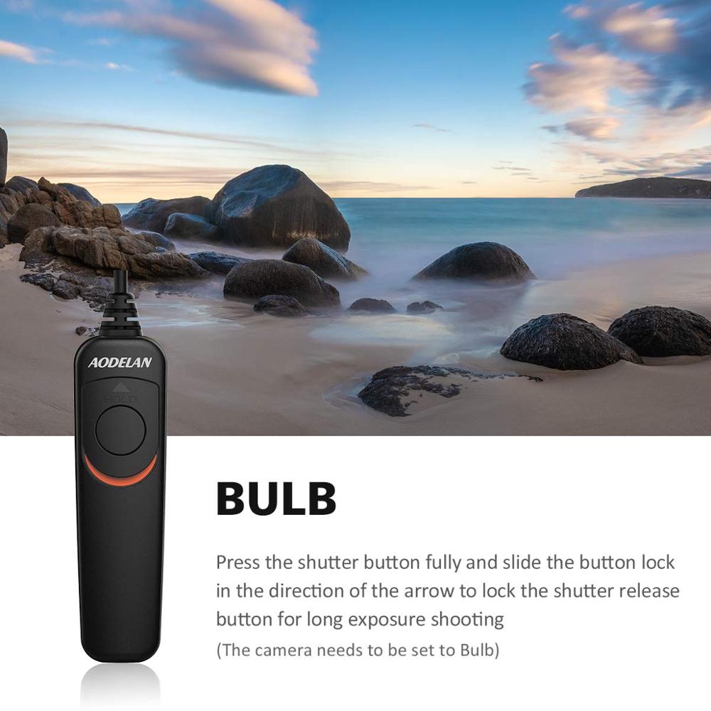 AODELAN RS-S6 Shutter Release Cable Wired Remote Control Cord for Sony a99,a77,a67,a65,a57,a55,a37,a35,a33,a900,a850,a700,a580