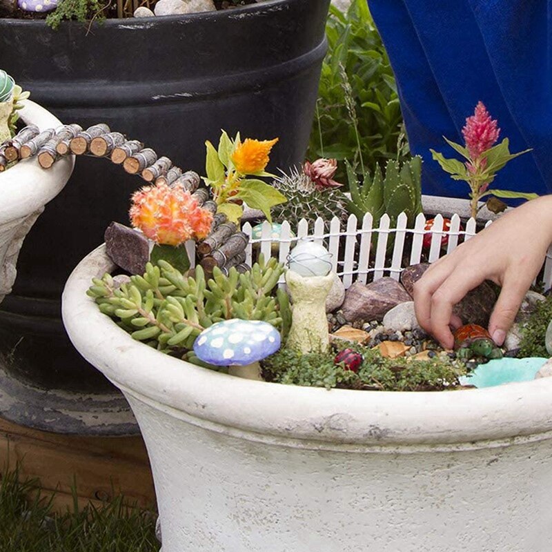 Césped Artificial para jardín, césped Artificial 6x6 pulgadas ornamento miniatura casa de muñecas para el jardín césped DIY (8 paquetes)