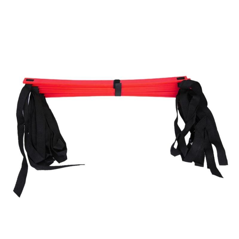 6/7/8/9/12/14 sprosse Nylon Straps Ausbildung Treppen Agilität Leitern Fußball Fußball tab Geschwindigkeit Leiter Sport Fitness Ausrüstung Heißer: 6M12Rung Red