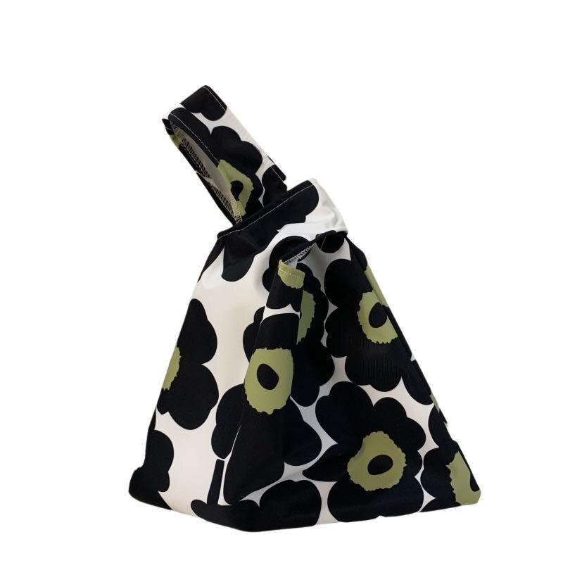 Telefone versátil pequena bolsa 2020 nova estelle wang flap oxford pulseiras moda feminina floral aberto macio bolso pano embreagem sac: 4