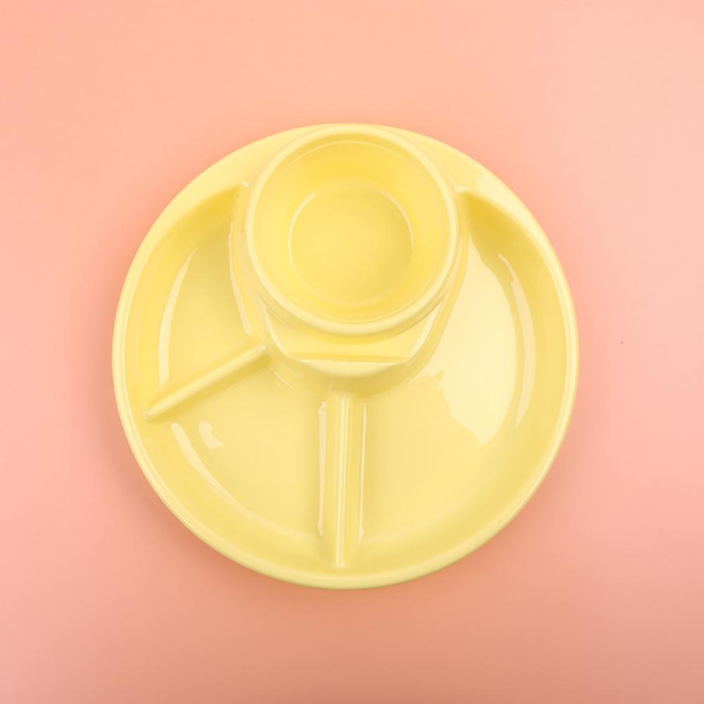 Praktisch Opbergvak Meerdere Grid Gerechten Plaat Servies Plastic Salade Rijst Groente Gerechten Plaat Voor Thuis