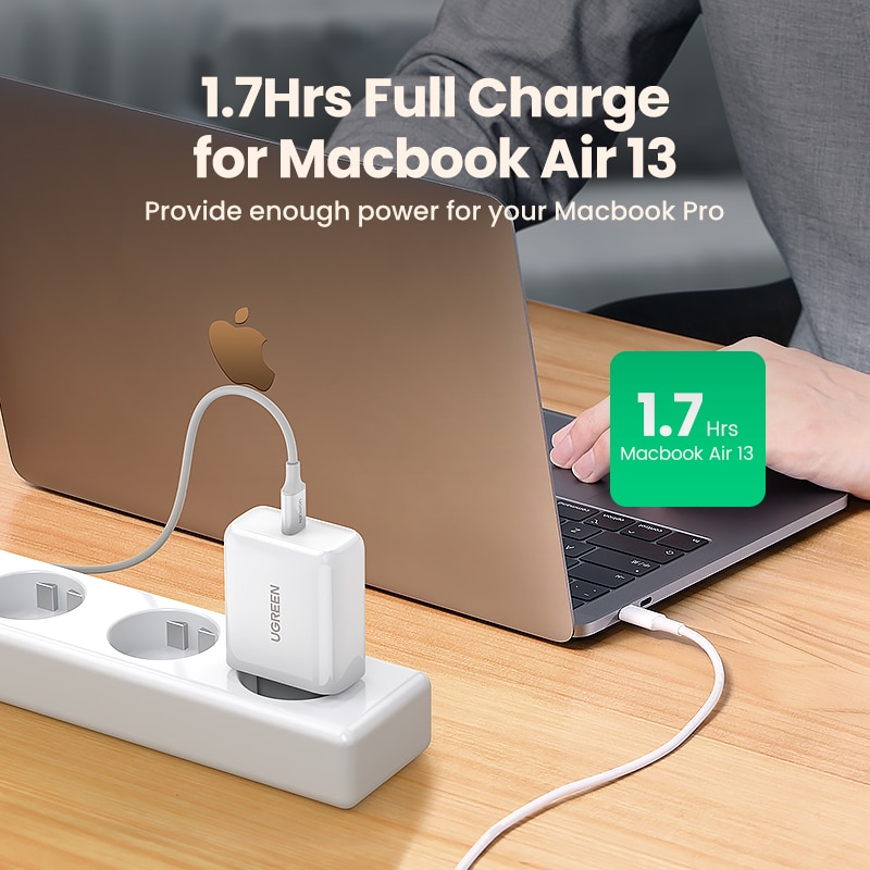 UGREEN USB PD Ladegerät 45W Quick Charge 4,0 3,0 Schnelle Ladegerät für iPhone 11 8 Xs iPad USB C ladegerät für Notebook Redmi Hinweis 7